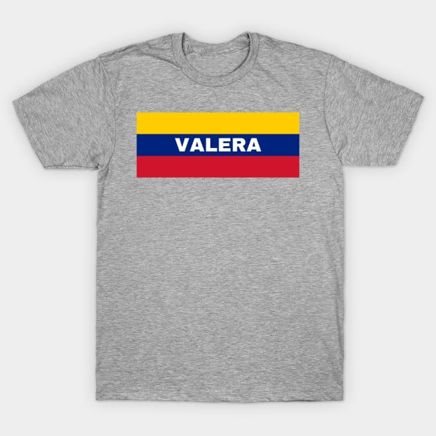 Valera City in Venezuelan Flag Colors T-Shirt by aybe7elf